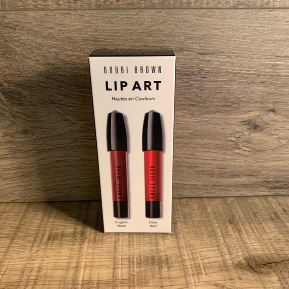 Bobbi Brown Other - Bobbi Brown Lip Art English Rose & Uber Red